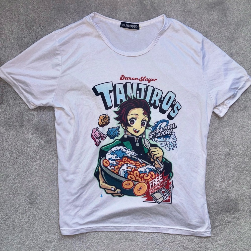 Demon slayer kimetsu no yaiba tanjiro cereal shirt